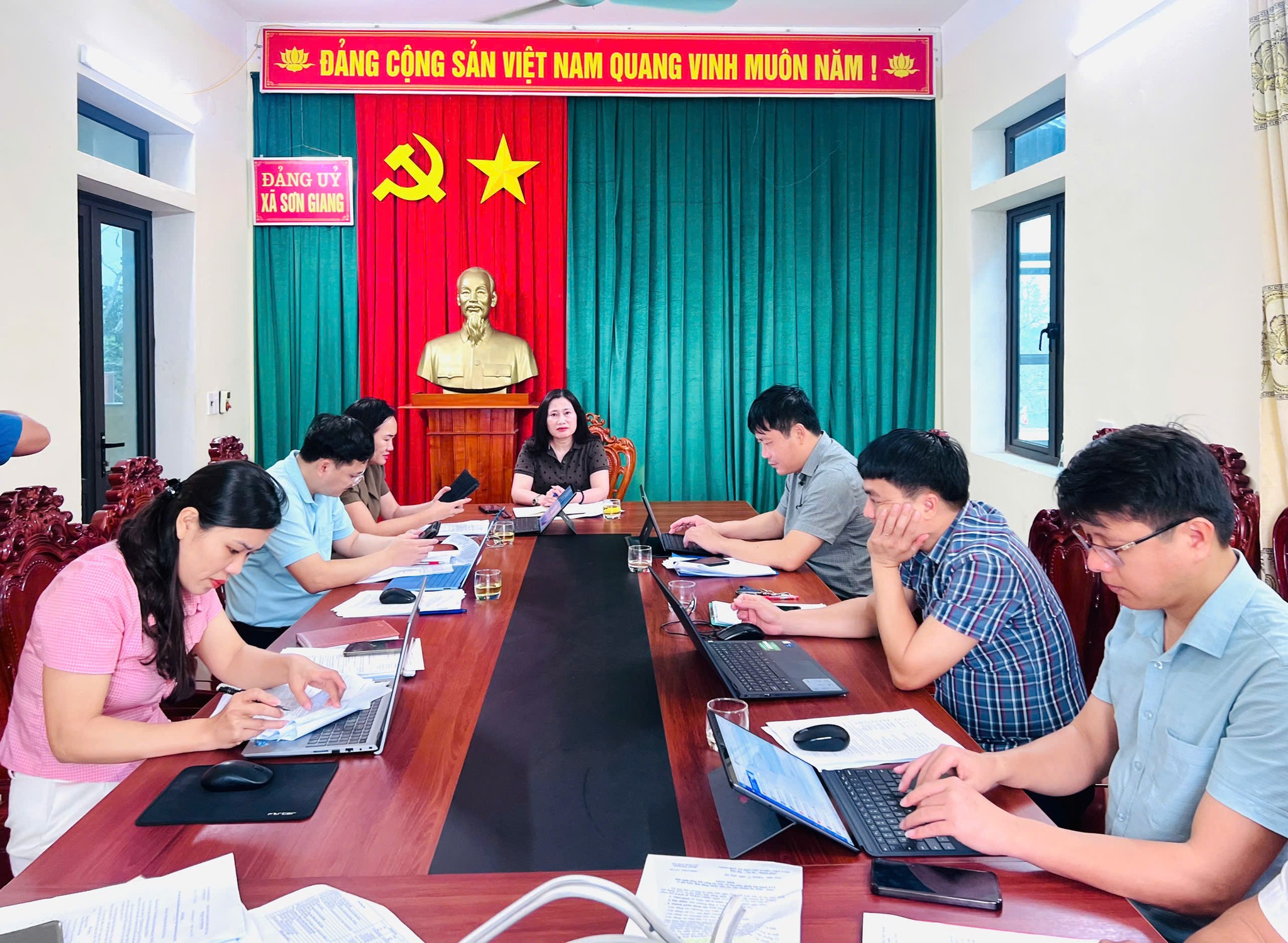 Sơn Giang chuẩn bị chu đáo cho Kỳ họp thứ nhất HĐND xã khóa XXI