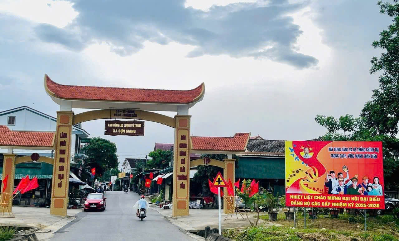 Xã Sơn Giang: Sôi nổi các hoạt động chào mừng Đại hội Đảng bộ xã nhiệm kỳ 2025 – 2030