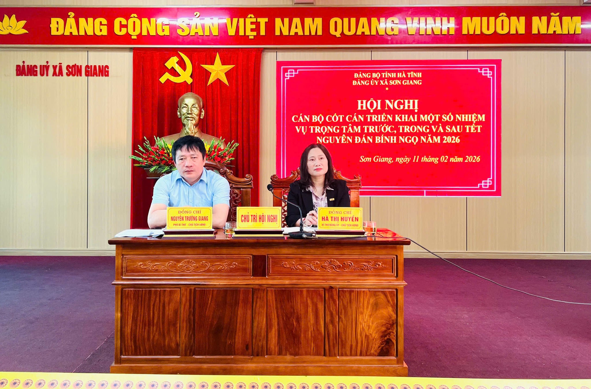 Sơn Giang chủ động, quyết liệt thực hiện nhiệm vụ trước, trong và sau Tết Nguyên đán Bính Ngọ 2026