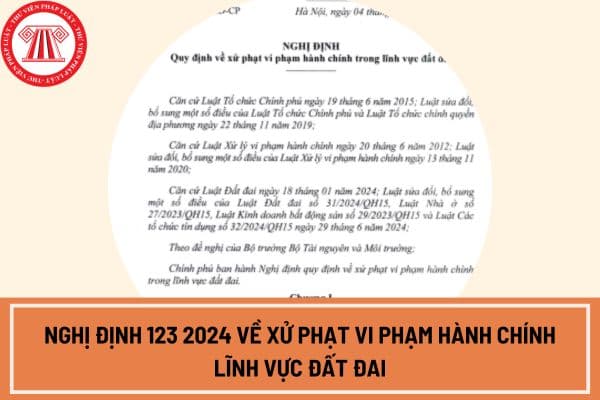 Quy định mới về xử phạt vi phạm hành chính trong lĩnh vực đất đai