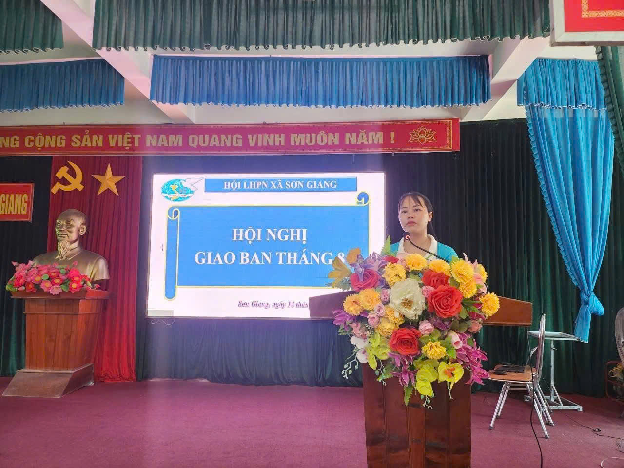 Hội LHPN xã Sơn Giang đã tổ chức thành công Hội nghị giao ban tháng 8.