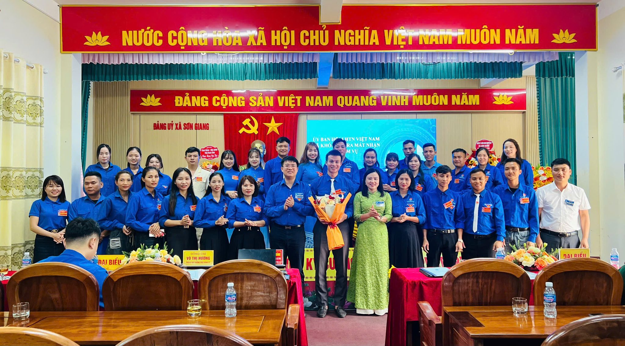 Đại hội đại biểu Hội LHTN Việt Nam xã Sơn Giang lần thứ I: Khát vọng cống hiến, xung kích xây dựng quê hương