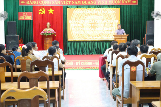 Đoàn công tác UBND xã Việt An (TP Đà Nẵng) tham quan, học tập kinh nghiệm 