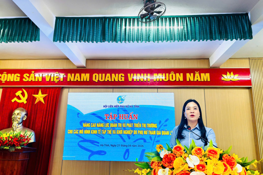 NÂNG TẦM QUẢN TRỊ - KHƠI DẬY TINH THẦN KHỞI NGHIỆP CHO PHỤ NỮ SƠN GIANG