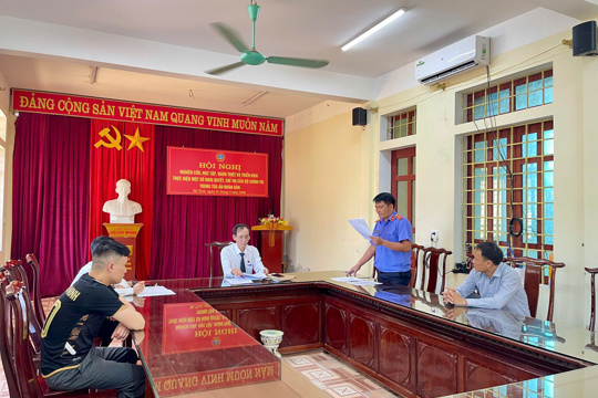 Viện kiểm sát nhân dân khu vực 5 – Hà Tĩnh kiểm sát việc áp dụng biện pháp cai nghiện bắt buộc