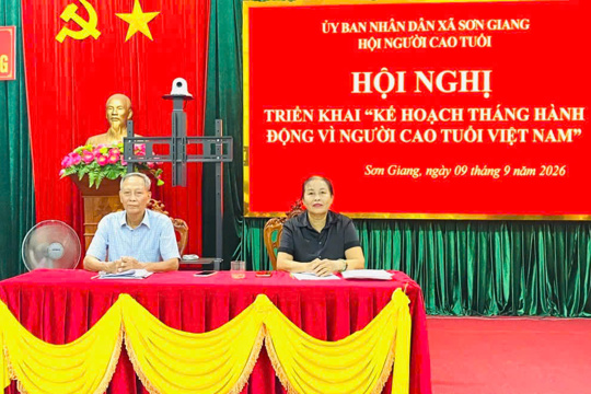 Sơn Giang triển khai Tháng hành động vì Người cao tuổi Việt Nam 