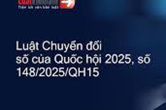 Một số quy định chung về Luật Chuyển đổi số. 