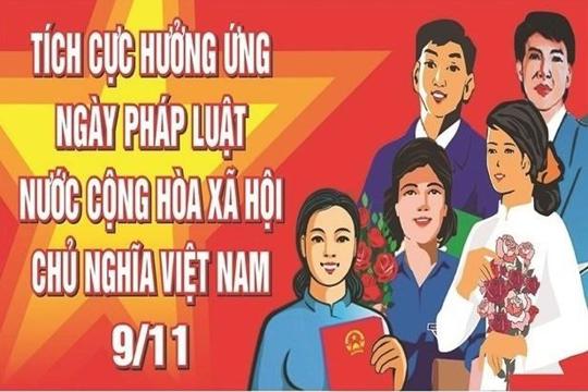 Sơn Giang: Tích cực hưởng ứng Ngày Pháp luật nước CHXHCN Việt Nam (09/11)