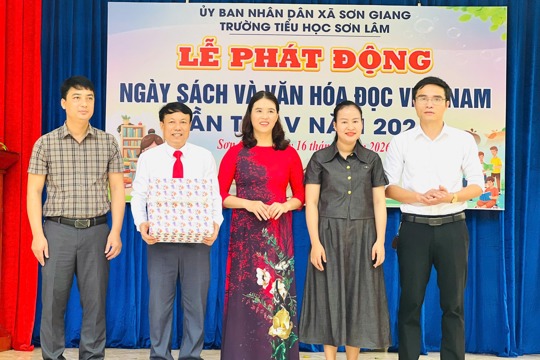 Trường Tiểu học Sơn Lâm phát động Ngày Sách và Văn hóa đọc Việt Nam lần thứ V năm 2026