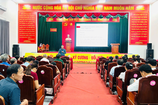 Sơn Giang tập huấn nâng cao năng lực thực hiện Chương trình mục tiêu quốc gia giảm nghèo bền vững năm 2026 