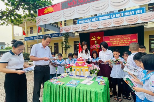 Trường Tiểu học Quang Diệm tổ chức thành công Ngày sách và Văn hóa đọc Việt Nam lần thứ V năm 2026
