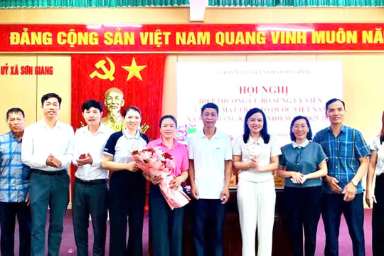 Sơn Giang: Hiệp thương cử bổ sung 11 Ủy viên Ủy ban MTTQ Việt Nam xã khóa I
