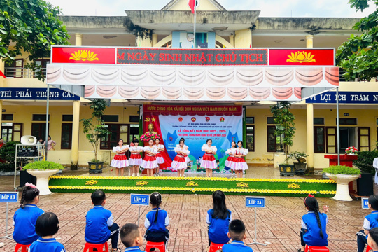 Trường Tiểu học Quang Diệm: Tổ chức lễ tổng kết năm học 2025 – 2026 và phát động tháng hành động vì trẻ em năm 2026
