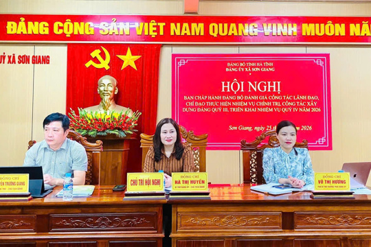 Sơn Giang tập trung thực hiện nhiệm vụ Quý IV, phấn đấu hoàn thành các chỉ tiêu năm 2026