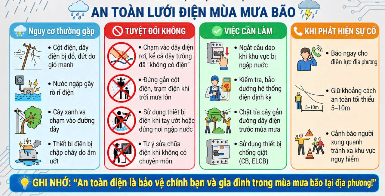 Chủ động công tác phòng cháy, chữa cháy và cứu nạn, cứu hộ; phòng ngừa, ứng phó với mưa lớn, ngập lụt