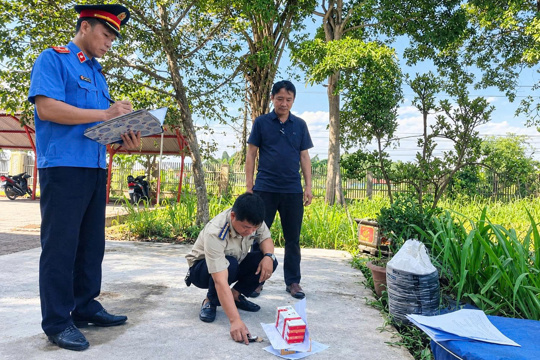 Viện KSND khu vực 5 - Hà Tĩnh kiểm sát việc tiêu hủy vật chứng trong các vụ án hình sự
