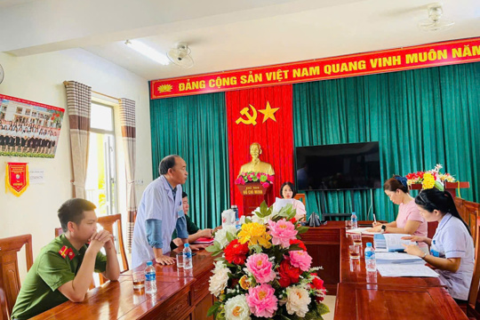 Sơn Giang: Kiểm tra an toàn thực phẩm tại các trường mầm non
