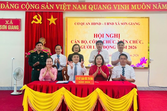 Hội nghị cán bộ, công chức, viên chức và người lao động xã năm 2026