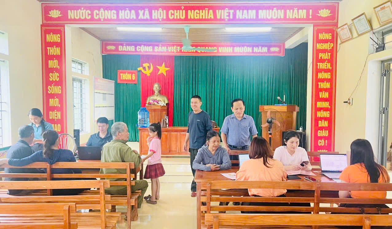 Sơn Giang tiếp tục đẩy nhanh tiến độ cập nhật dữ liệu Quốc gia về đất đai