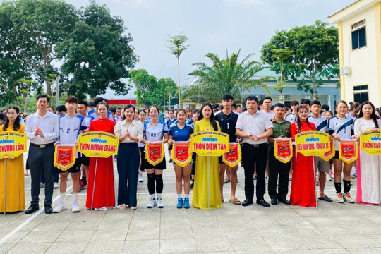 Sơn Giang: Khai mạc Giải bóng chuyền nam, nữ xã Sơn Giang năm 2026
