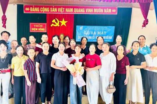 Ra mắt Câu lạc bộ “Gia đình 5 có – Nông thôn mới kiểu mẫu” tại thôn Diệm Hồng
