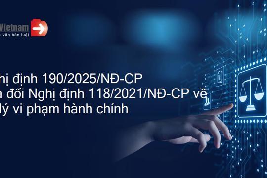 Bổ sung quy định về xử lý vi phạm hành chính trên môi trường điện tử