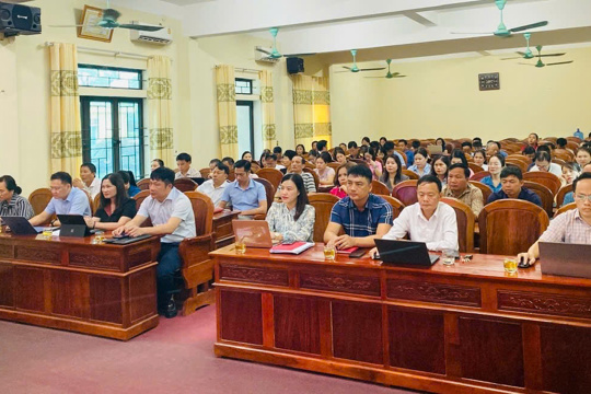 Đảng bộ xã Sơn Giang tham gia học tập, quán triệt Nghị quyết Hội nghị lần thứ ba Ban Chấp hành Trung ương Đảng khóa XIV