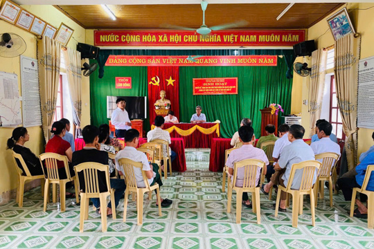 Sơn Giang: Sinh hoạt chuyên đề quý II/2026 về xây dựng vườn đẹp, vườn hiệu quả 