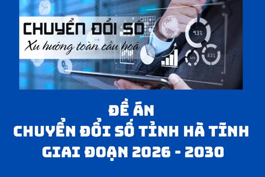 Đề án Chuyển đổi số tỉnh Hà Tĩnh giai đoạn 2026 - 2030 