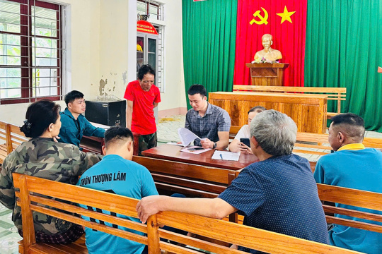 Sơn Giang: Đề nghị Nhân dân phối hợp cung cấp thông tin, hồ sơ đất đai 