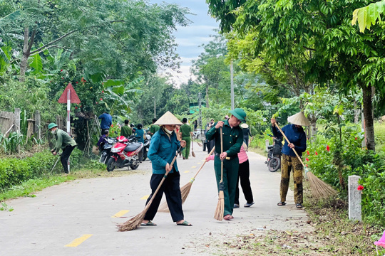 Sơn Giang: Đồng thuận sau sáp nhập thôn, chung sức dựng xây thôn mới