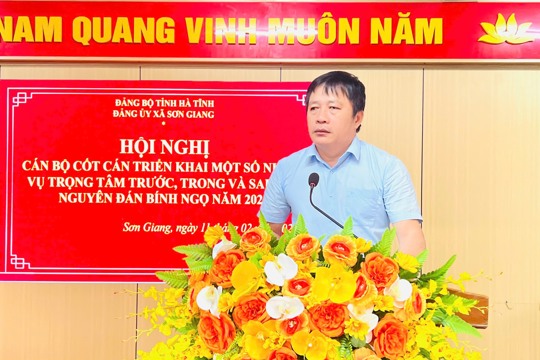 Sơn Giang chủ động, quyết liệt thực hiện nhiệm vụ trước, trong và sau Tết Nguyên đán Bính Ngọ 2026