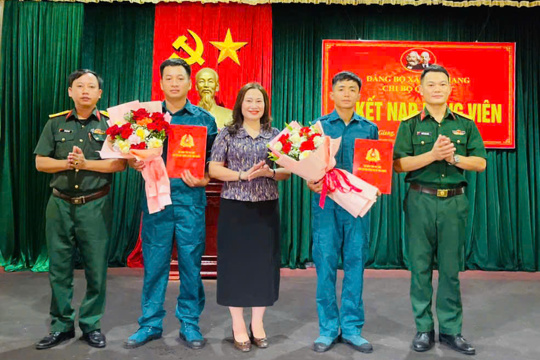 Sơn Giang hoàn thành 100% chỉ tiêu phát triển đảng viên
