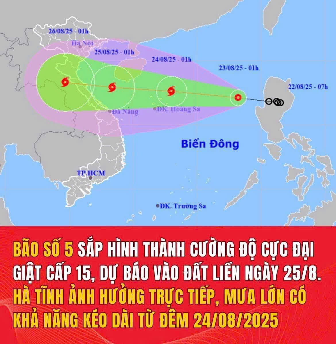  Thông tin về Áp thấp nhiệt đới.
